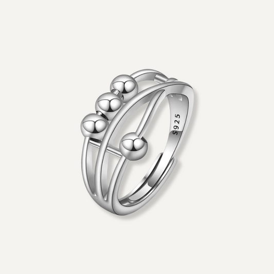 Anillo antiestres con perlas - Revelia